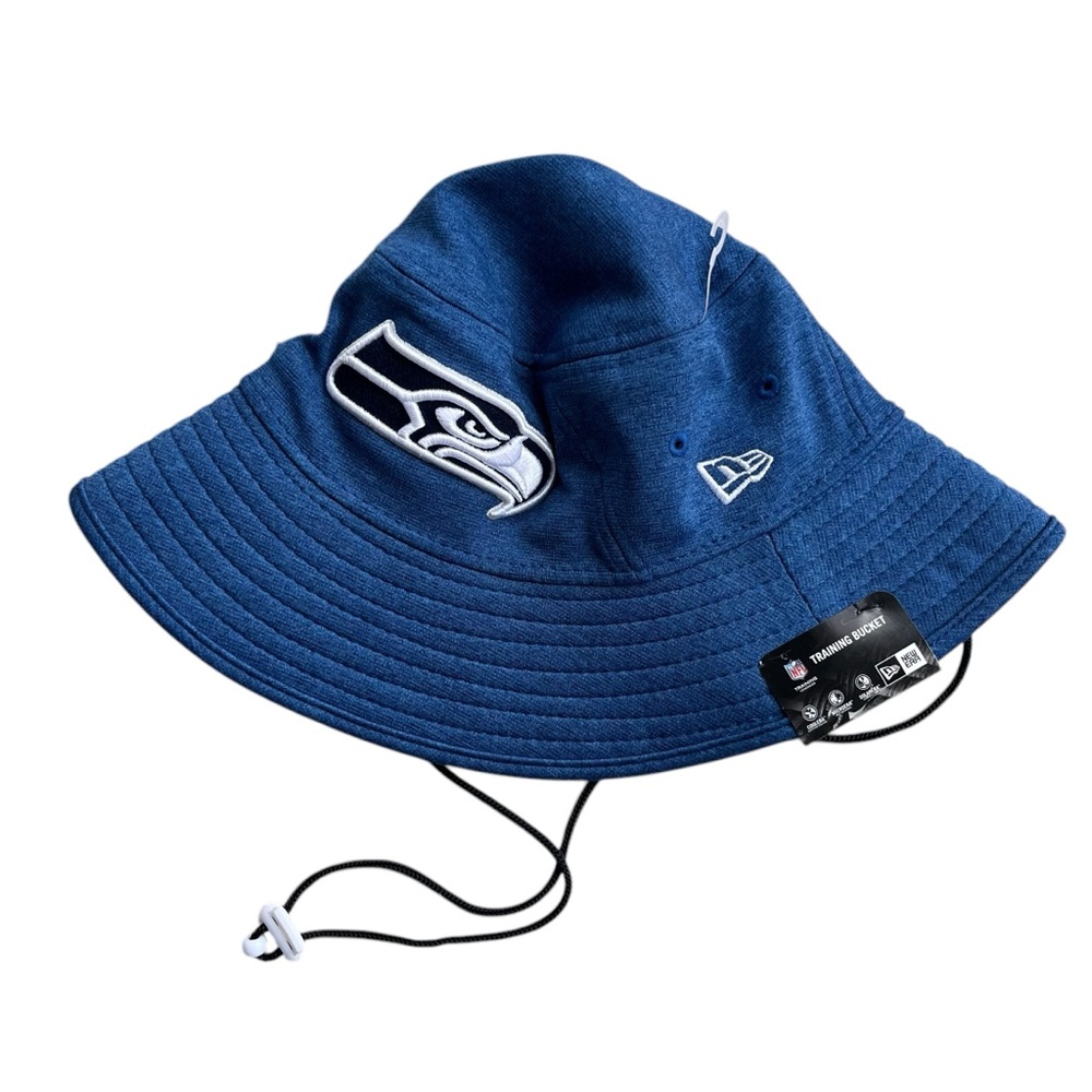 New Era Seattle Seahawks Blue NFL Pro
Bowl Training Bucket Hat Size Medium/Large